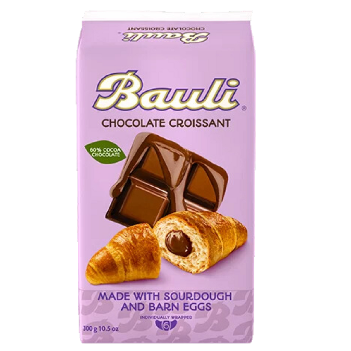 Bauli Chocolate Croissants 6 Pack