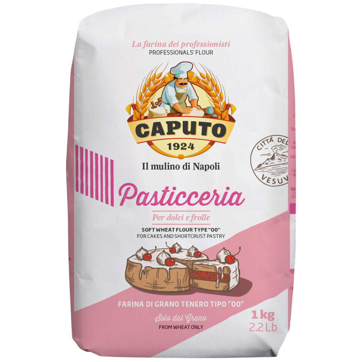 Caputo Pasticceria 00 Flour 1kg (Pastry, cakes & biscuits)