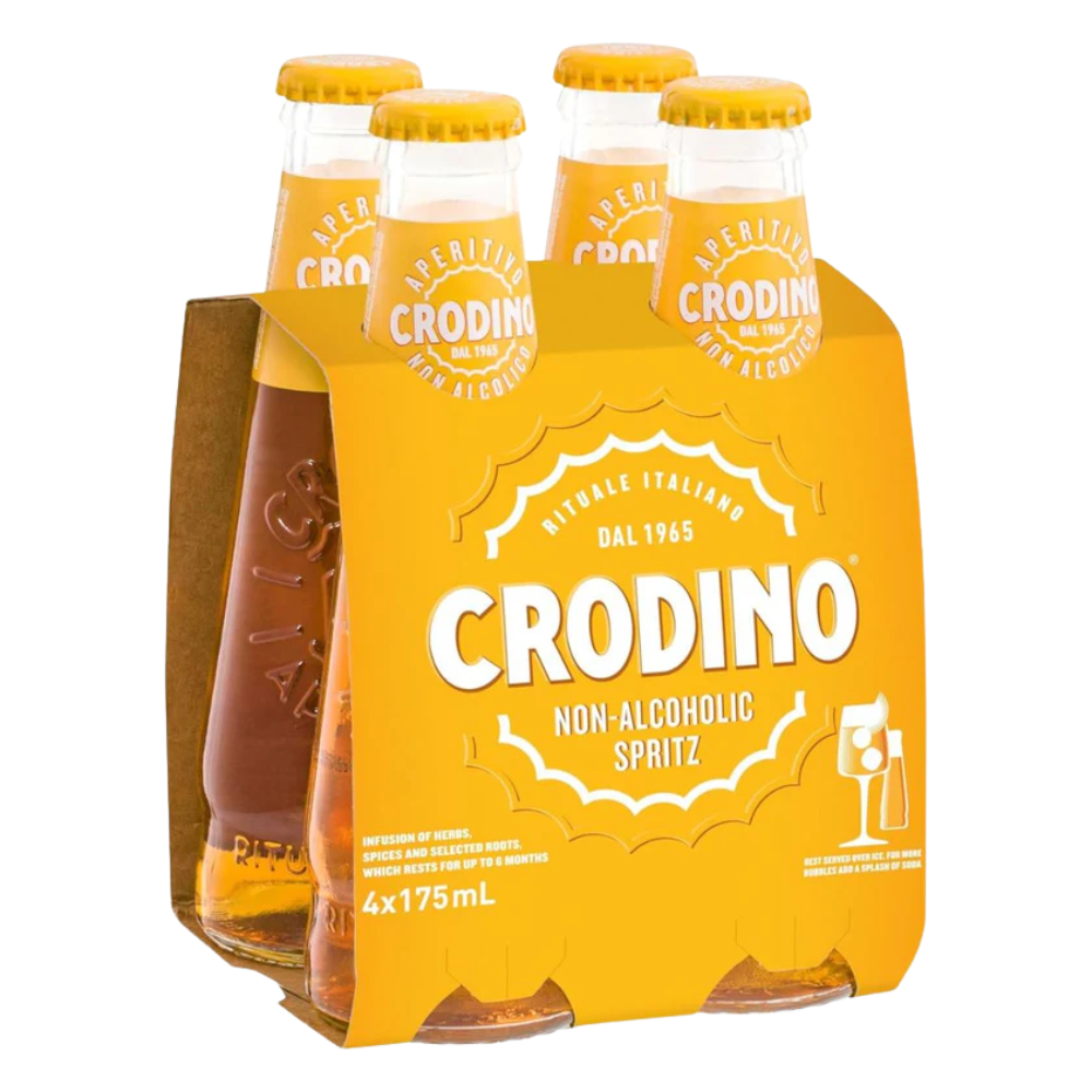 Crodino Analcolico Biondo 175mL (4 Pack)