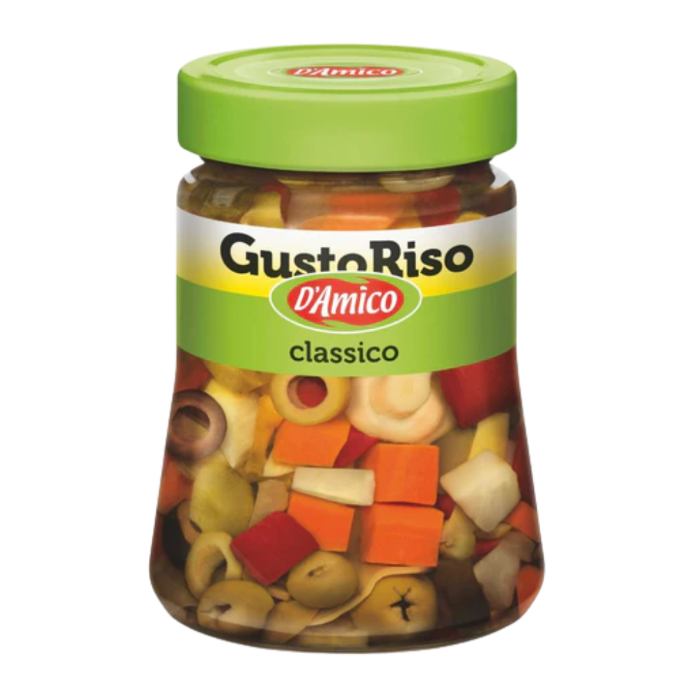 D’Amico Gustoriso Condiriso in Oil 290g Italian rice salad mix