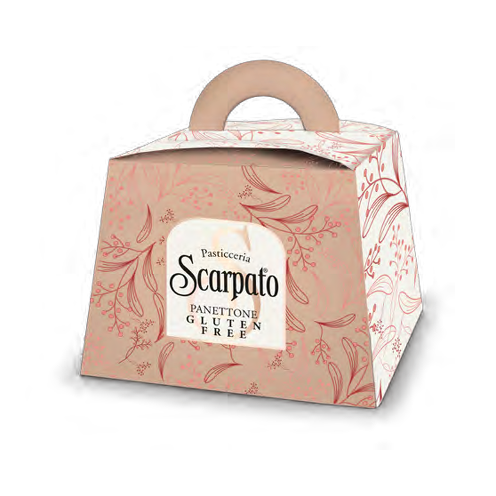 Scarpato Panettone Gluten Free Gift Box 600g 2026 packaging
