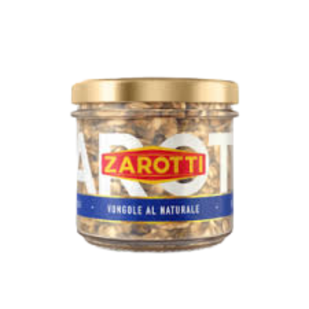 Zarotti Vongole al Naturale 110g clams in brine tin