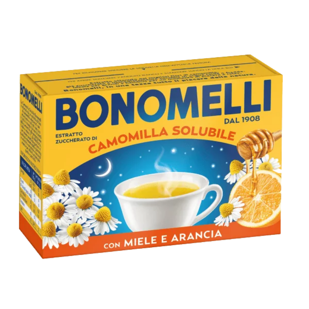 Bonomelli instant chamomile tea - Honey & Orange 16 packets 80g