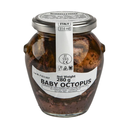 Borrelli Mare Baby Octopus 280g marinated Italian octopus