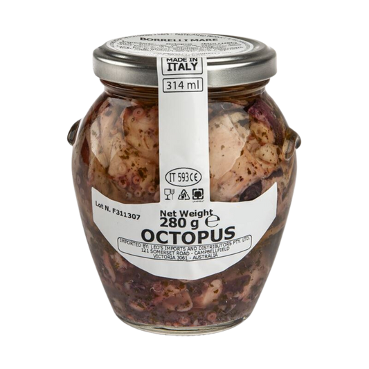 Borrelli Mare Marinated Octopus 280g jar