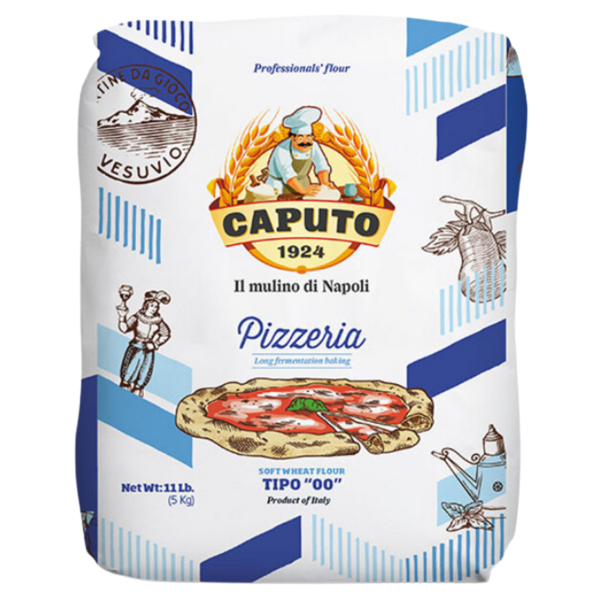 Caputo Pizzeria 00 Flour 5kg Italian pizza flour bag