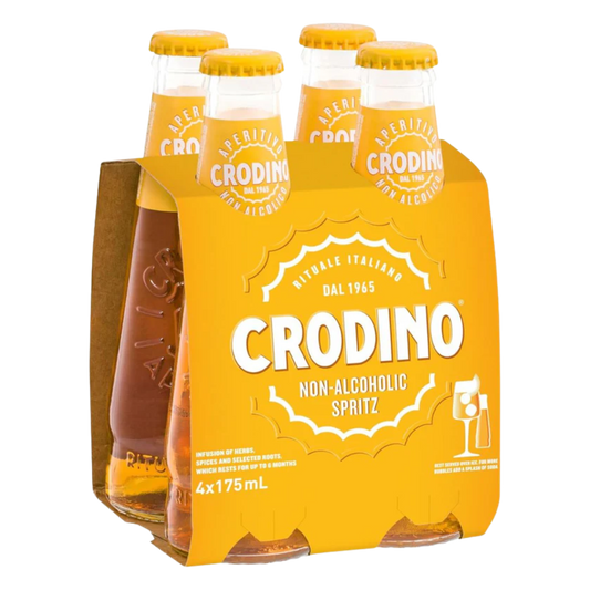 Crodino Analcolico Biondo 175mL (4 Pack)