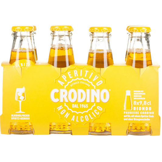 Crodino Analcolico Biondo 8 × 98mL