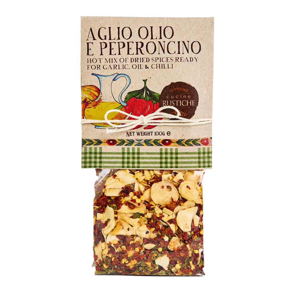 Cucine Rustiche Aglio, Olio & Peperoncino - Garlic, Oil & Chilli Mix 100g