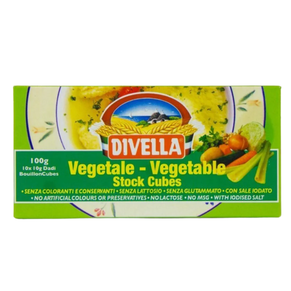 Divella Dado Vegetale Vegetable Stock Cubes 100g
