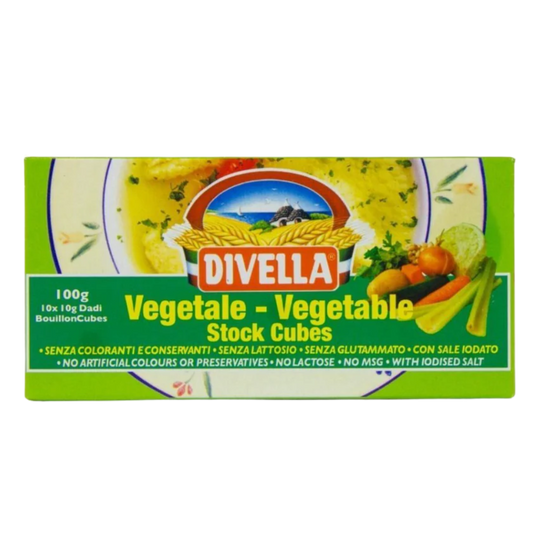 Divella Dado Vegetale Vegetable Stock Cubes 100g