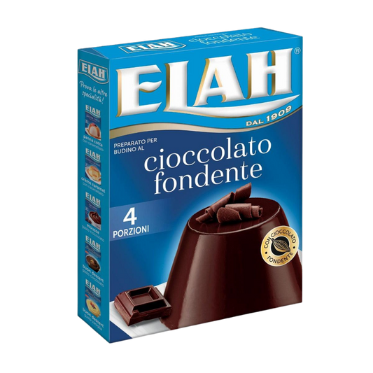 Elah Preparato per Budino al Cioccolato Fondente - Dark Chocolate Pudding 90g