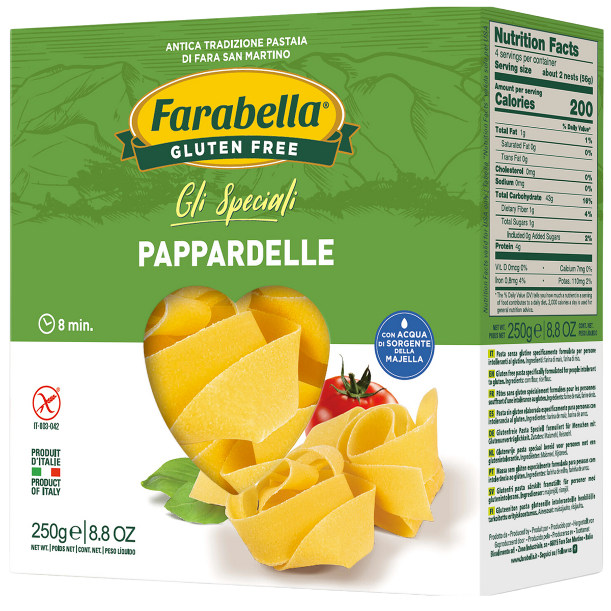 Farabella Gluten Free Pappardelle 250g
