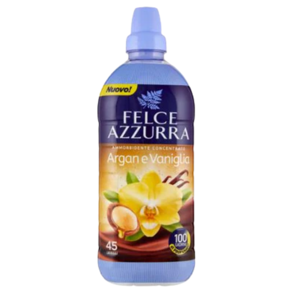 Felce Azzurra Argan & Vanilla Concentrated Fabric Softener 900mL (45 Washes)