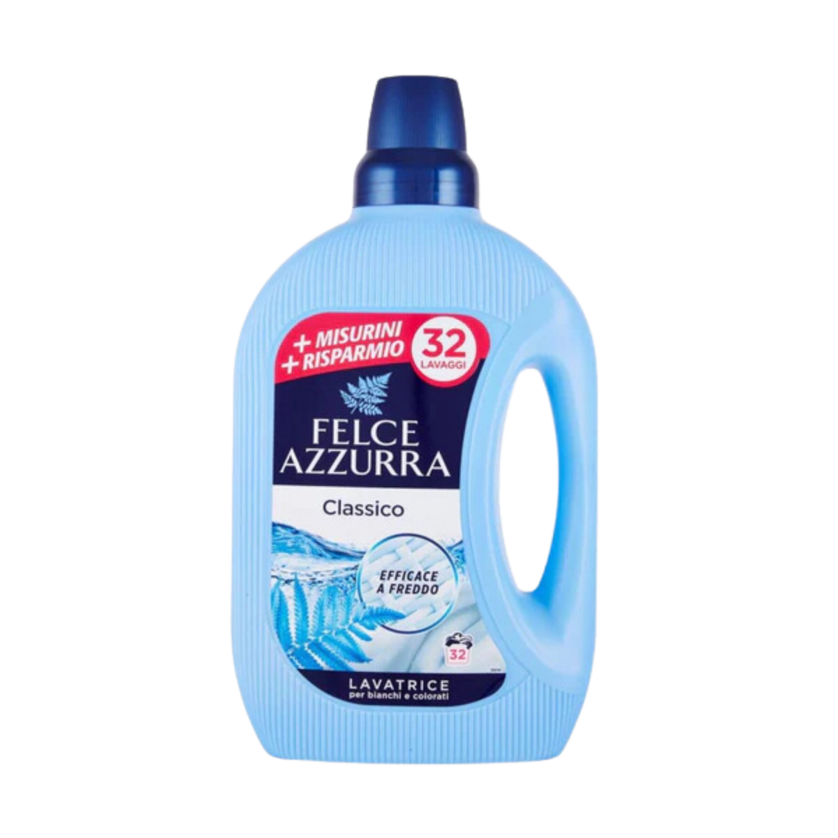 Felce Azzurra Laundry Detergent 1.595L Italian liquid laundry detergent