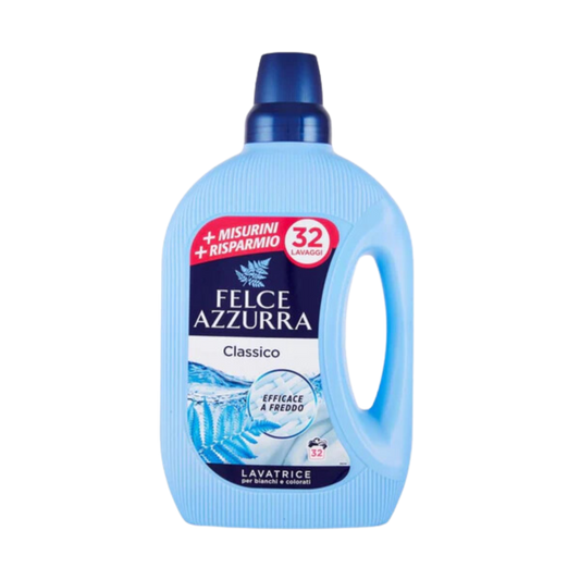 Felce Azzurra Laundry Detergent 1.595L Italian liquid laundry detergent