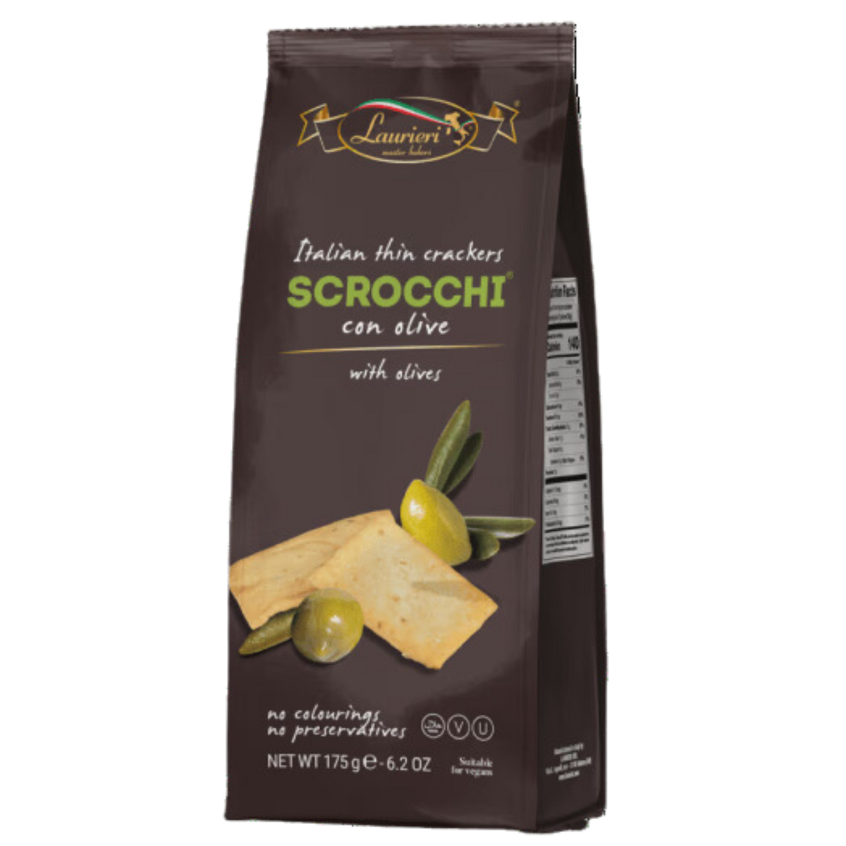 Laurieri Crespini Scrocchi with Olives 175g