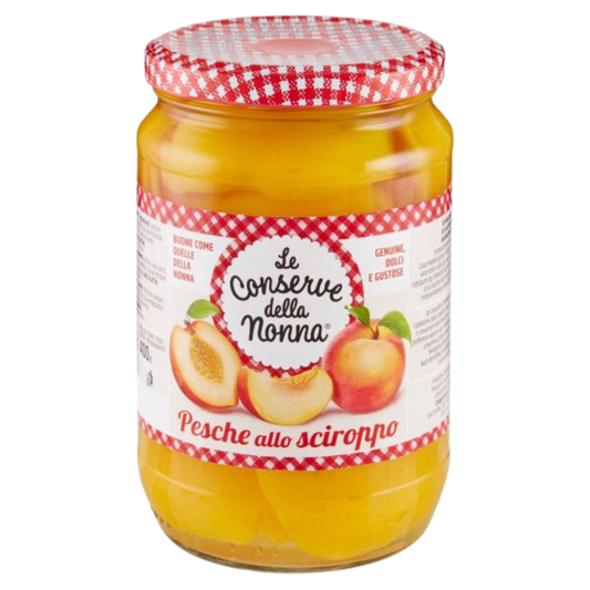 Le Conserve della Nonna Peaches in Syrup 690g jar