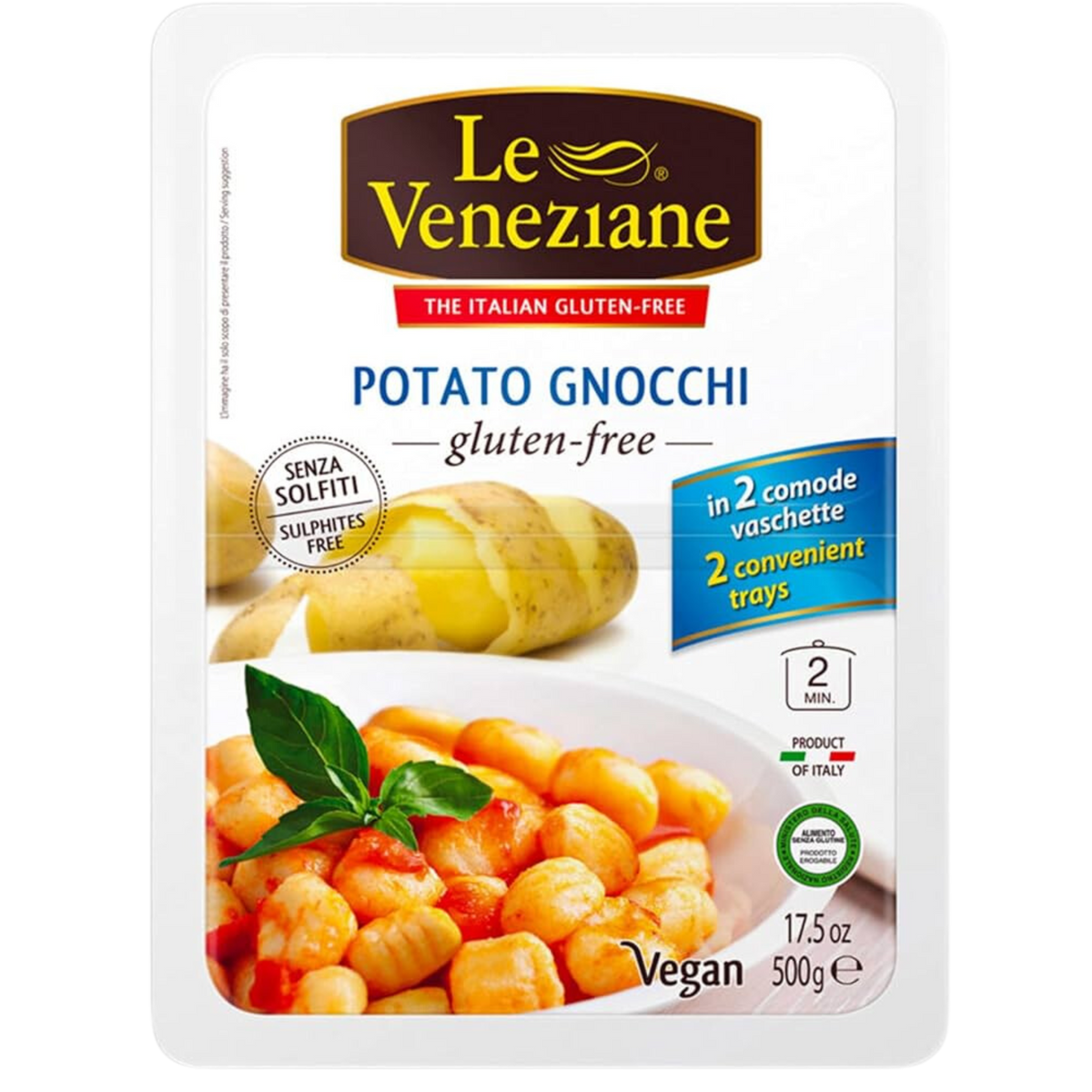 Le Veneziane Gluten Free Potato Gnocchi 500g