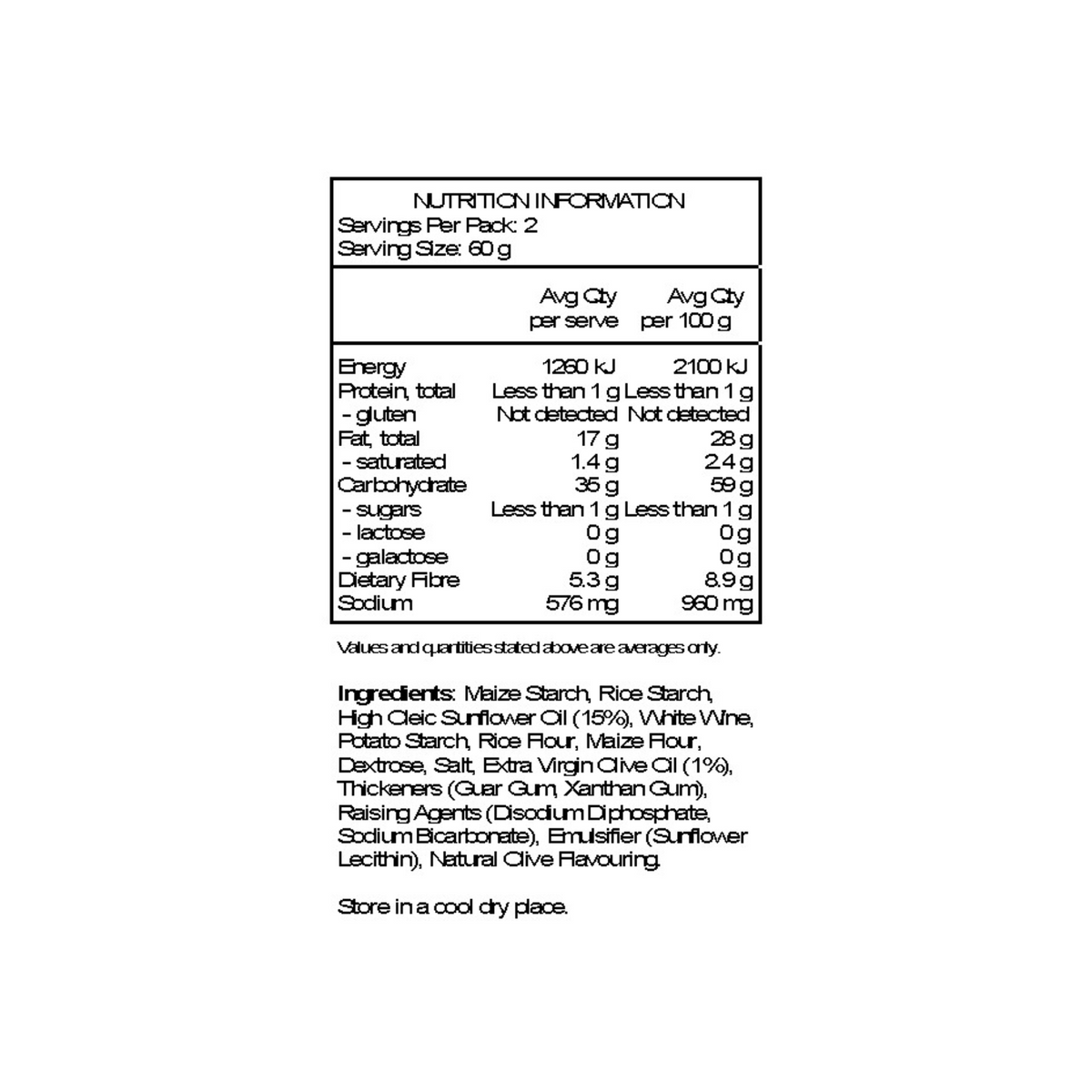 Schar Gluten Free Taralli 120g