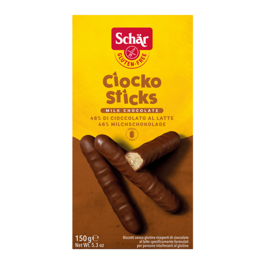 Schar Gluten Free Ciocko Sticks 150g chocolate wafer sticks