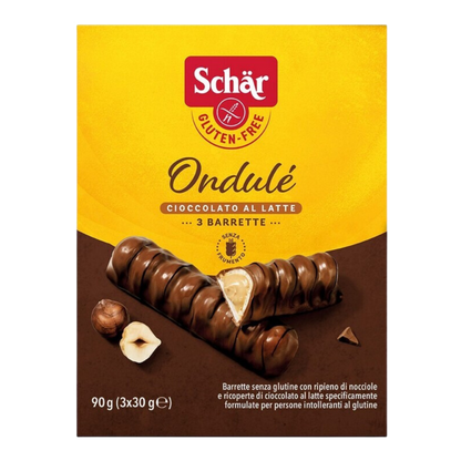 Schar Gluten Free Milk Chocolate Ondule 90g