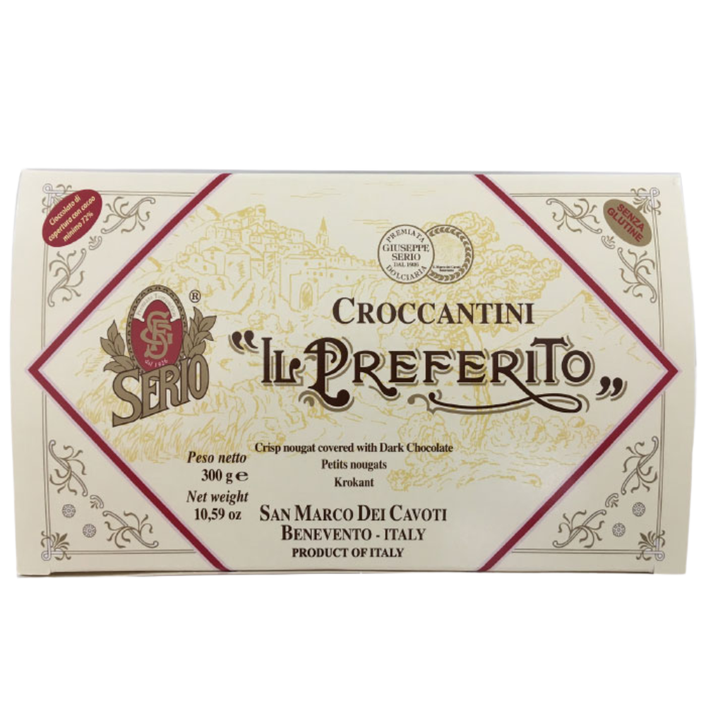 Serio IL PREFERITO Croccantini 300g dark chocolate Italian sweet