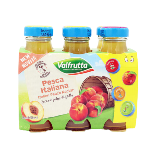 Valfrutta Peach Nectar 6x125ml