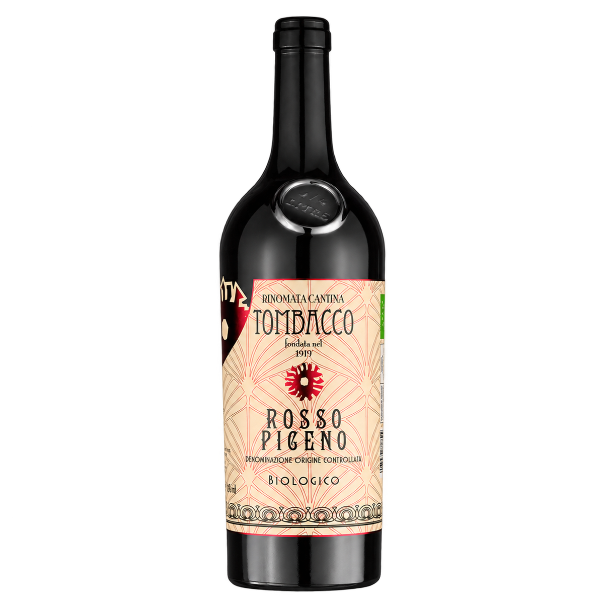 Rinomata Tombacco Rosso Piceno D.O.C. Organic — bottle